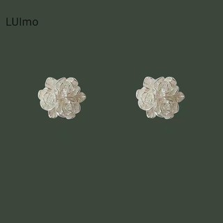 Luimo 1 Đôi Bông Tai Hoa Bạc 925 Cho Nữ Cô Dâu Nữ Trang Sức Thời Trang Chống Dị Ứng SBS