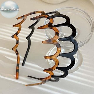 Chenlongshang Lược Tóc Mới Zigzag Band Notched Woman Man Girl Quà Tặng Sinh Nhật Cứu Hộ Tóc Gãy Hiện Vật EN