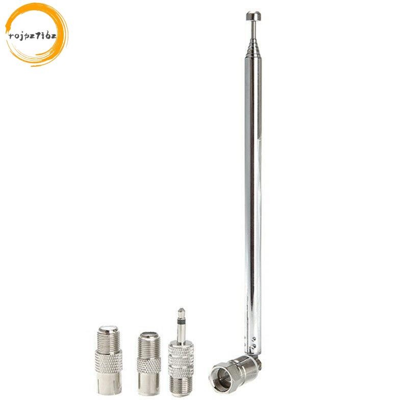 1 Bộ Ăng Ten Đài FM Kính Thiên Văn Thanh Ăng Ten 3.5 Mm Adapter MAV Stereo Thu Loại F Nam Cắm 7 Phần Ăng Ten