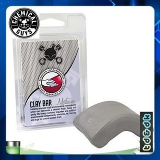 Đất sét tẩy bụi sơn loại màu xám CHEMICAL GUYS EW CLAY BAR MEDIUM – GRAY 100GRAM BAR - 100g