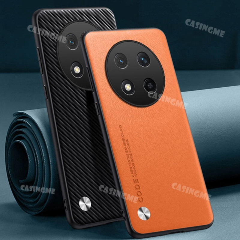 Honor X9c 5G 2024 Vỏ điện thoại da trơn sang trọng cho Honor X9c HonorX9c X9 X9b X9a a b c 9c 5G 4G 2024 Vỏ điện thoại chống sốc PC cứng mờ