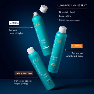 Gôm Xịt Giữ Nếp Tóc Linh Hoạt Moroccanoil Finish Luminous Limited Edition 480ml [ TN ]