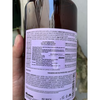 Dầu gội làm dịu da đầu Davines Calming Shampoo 1000ml [ TN ]
