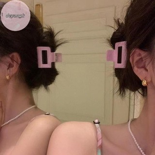 Deyangk Rỗng Màu Vuông Móng Vuốt Tóc Nhỏ Kẹp Tóc Nhựa Barrettes Đuôi Ngựa Kẹp Cua Dành Cho Nữ Phụ Kiện Tóc VN