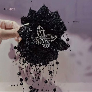 Julyhot Hoa Exagerated sel Kẹp Tóc Tính Khí Đa Năng Kẹp Dành Cho Nữ Bé Gái Đơn Giản Phụ Kiện Tóc Massivedeals Quà Tặng