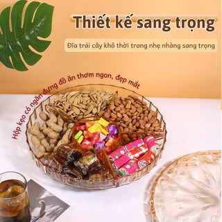Khay Mứt Tết Trong Suốt Acrylic Thiết Kế Tinh Tế Tô Điểm Không Gian Ngày Xuân Thêm Rạng Rỡ