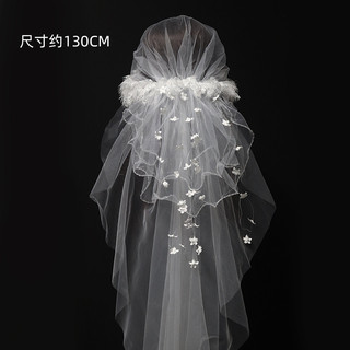 1 Chiếc Cô Dâu Hoa Mới Mũ Handmade Retro Ren Cá Tính Phong Cách Cổ Tích Du Lịch Chụp Ảnh Phụ Kiện Tóc