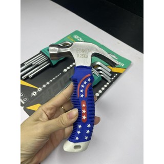 Combo 2 Bộ Lục Giác Bi và Bông + Kèm 1 Cây Búa Lùn