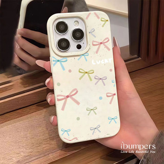 ibumpers Ốp Điện Thoại iPhone Họa Tiết Chấm Pixel Màu Đơn Giản Sang Trọng Cho IPhone 16 15 14 12 13 11 Pro Max IP 7 8 Plus X XS XR Ốp Lưng Ống Hút Lúa Mì Phân Hủy Thân Thiện Với Môi Trường