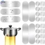 Miếng Dán Thép Không Gỉ Miếng Dán Nồi Sửa Chữa Băng Bộ Chống Thấm Nước Chịu Nhiệt Độ Cao Nhà Bếp Giấy Nhôm Paster