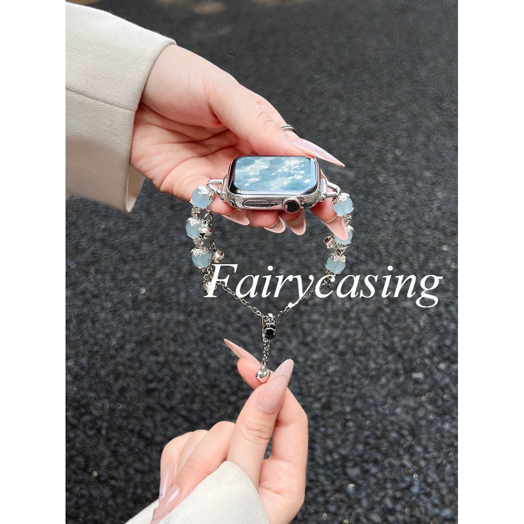 Dây đeo trang sức S11 cho iWatch 49mm Ultra2 Series 10 42 46mm 9 8 7 45 44mm Vòng tay cho Apple Watch 40 38 41mm 65 SE WristS11 Band
