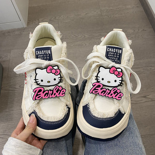 Kitty kitty kitty Dễ Thương Xấu Xí Dễ Thương Ngón Chân Lớn Giày Đế Dày Giày Thể Thao Học Sinh Phù Hợp