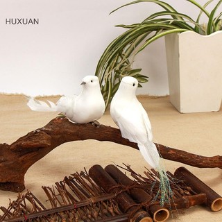 Huxuan 1 Bồ Câu Nhân Tạo Giả Bồ Câu Mô Phỏng Bồ Câu Cây Giáng Sinh Tiệc Cưới Trang Trí Nhà Cửa Trang Trí Phòng Khách RFT