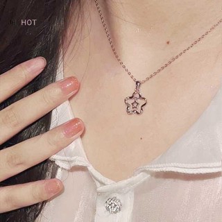 Julyhot Thời Trang Y2k Rỗng Ra Hợp Kim Ngôi Sao Mặt Dây Chuyền Vòng Cổ Cho Bé Gái Màu Bạc Đơn Giản Vòng Cổ Nữ Hợp Thời Trang Trang Trang Sức Dự Tiệc Massivedeals