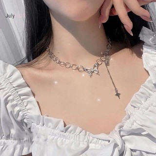 Julyhot Bạc Choker Mặt Dây Chuyền Vòng Cổ Nữ Quà Tặng Vòng Cổ Ánh Sáng Sang Trọng Punk Hình Học Ngọt Ngào Mát Xương Đòn Dự Tiệc Cổ Món Quà Trang Sức Massivedeals