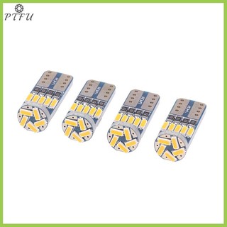 Ptfu 4 Bóng LED T10 W5W 194 CANBUS 4014 15SMD 12V Nội Thất Ô Tô: đèn đọc sách, giải phóng, biển số, mái vòm, tín hiệu