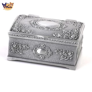Đồng hồ trang sức bằng kim loại cổ điển Hộp đựng kho báu Hộp quà tặng