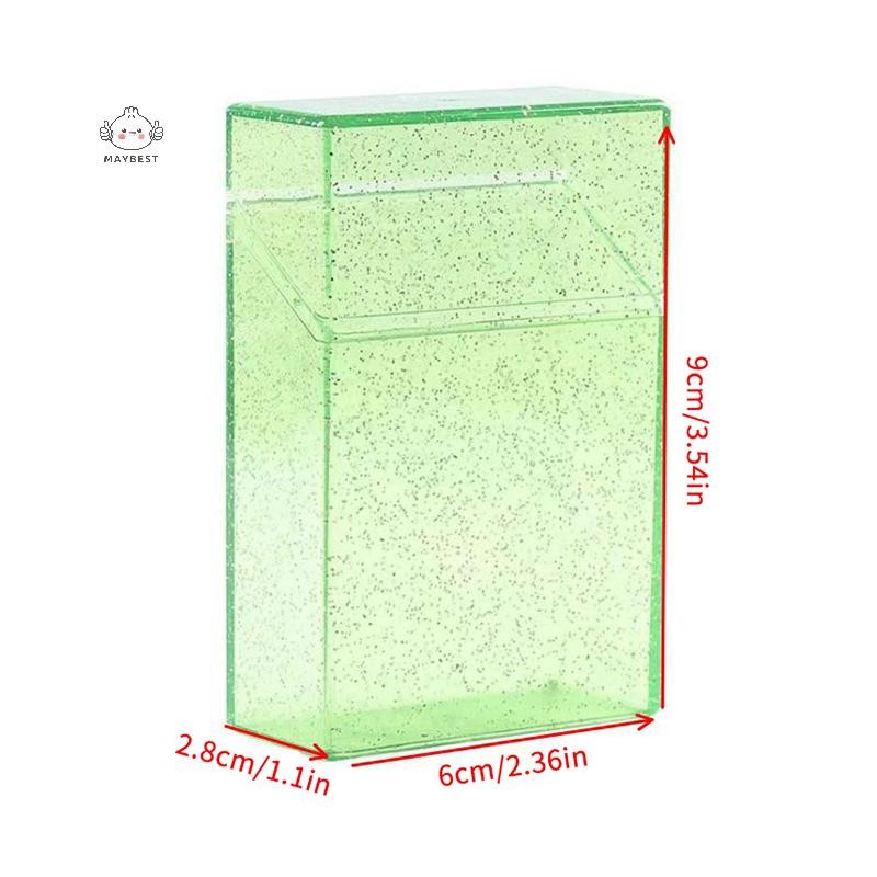 Maybest Hộp lưu trữ kích thước nhỏ, hộp đựng thẻ ảnh thần tượng, nhãn dán, văn phòng phẩm, ngăn kéo lật