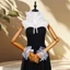 Yoo Renaissances Victoria Ruffle Cổ Giả Và Tay Giả Chú Hề Thuộc Địa Choker Organza Cổ Ruff Còng Dành Cho Nữ