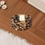 CODECOVED Da Báo Vòng Tay, Phong Cách Bohemian Tay Trang Sức Nhiều Lớp Lắc Tay, Vintage Phóng Đại Mặt Rộng Retro Vòng Tay Bé Gái