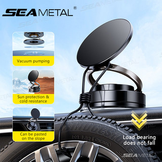 Giá đỡ điện thoại trên ô tô từ tính hút chân không hai lớp SEAMETAL