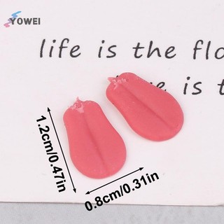 YOWEI 10 Chiếc Sang Trọng Búp Bê Lưỡi Trang Trí Dễ Thương Chó Bông Lưỡi Nhỏ Cho Hoạt Hình Búp Bê Nhồi Bông Phụ Kiện VN