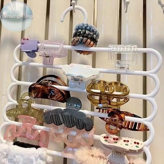 Chenlongshang Móng Vuốt Tóc Giá Để Đồ Tổ Chức Dung Tích Lớn Giá Đỡ Treo Tường Kẹp Tóc Móc Treo Không Gian Đa Năng Giá Để Đồ EN