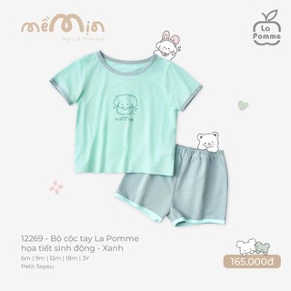 La pomme AW2025 BST full Bộ cộc tay La Pomme êm dịu cho bé T8.2.3
