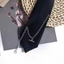 FF Sinh Viên Pre Buộc Dây Buộc Cổ Preepy Nhìn Trang Trí Pin Kim Loại Dây Xích Tối Cà Vạt Cravat Cổ Điển Đeo Phụ Kiện