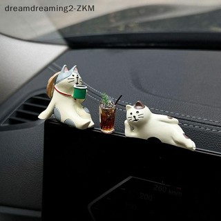 [dreamdreaming] 1 Đồ trang trí mèo con chữa bệnh dễ thương cho bảng điều khiển ô tô Hình nhựa Trang trí nội thất ô tô Phụ kiện xe [zkm]