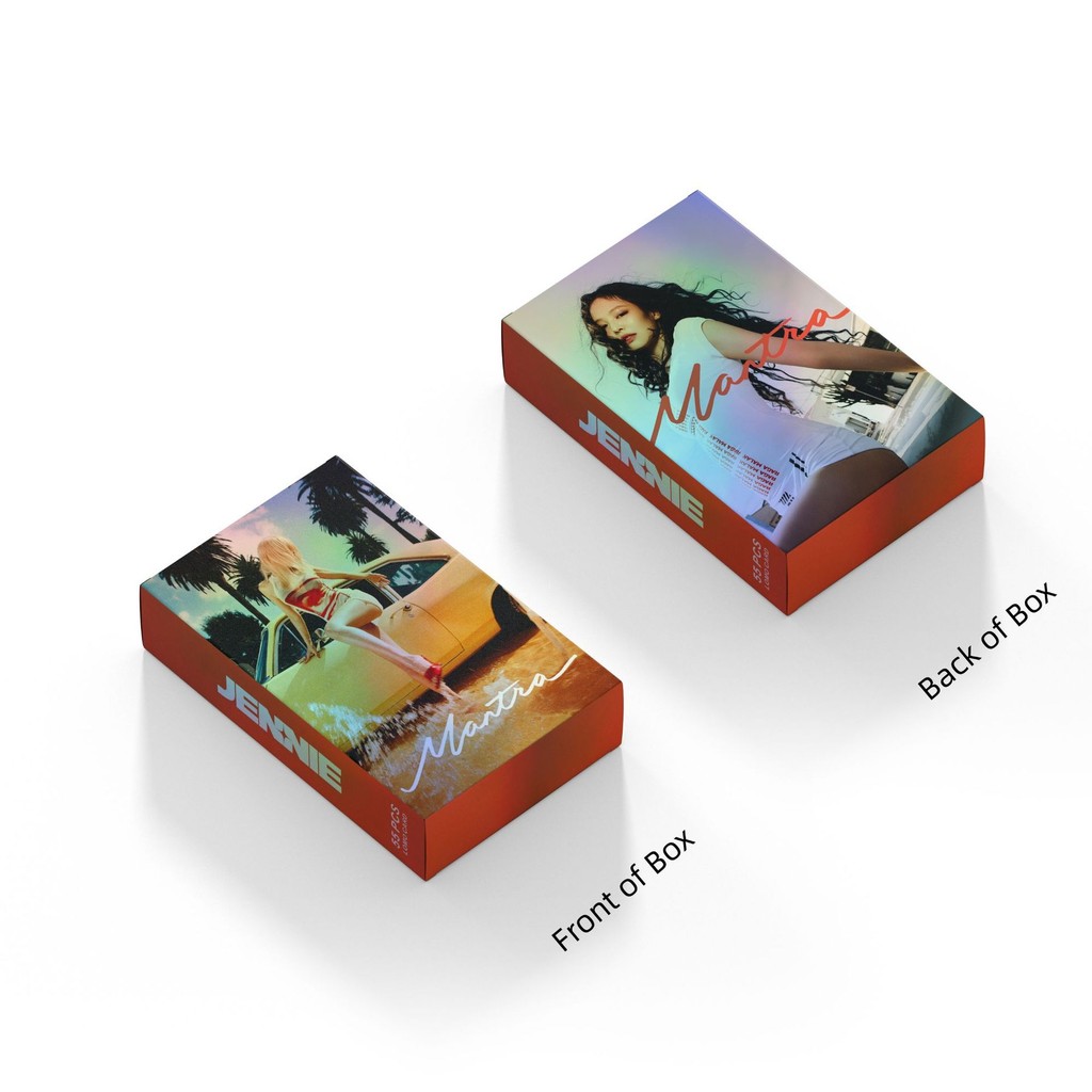 55 Chiếc BP Lisa Rockstar Lomo Cards HANK & ROSE JISOO Kỷ Niệm 7 Năm Sinh Ra Thế Giới Tour Photocards JENNIE Solo Bưu Thiếp YM