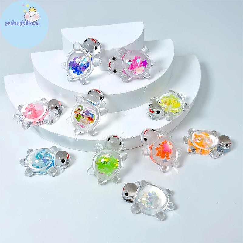 Pufangbliss 5 Chiếc Dễ Thương Dạ Quang Rùa Trang Trí Nhà Cửa Thủ Công Thu Nhỏ Các Bức Tượng Nhỏ Để Bàn Đồ Trang Trí Nhỏ Phụ Kiện Quà Tặng VN