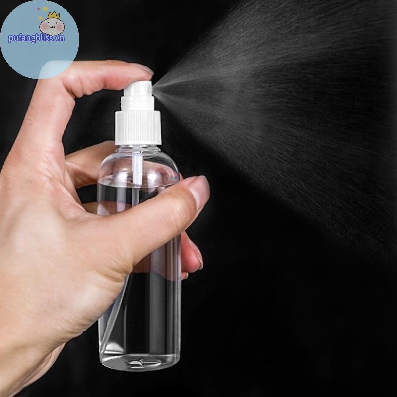 Pufangbliss 30 / 50 / 100ml Chai trong suốt Hộp đựng du lịch di động VN