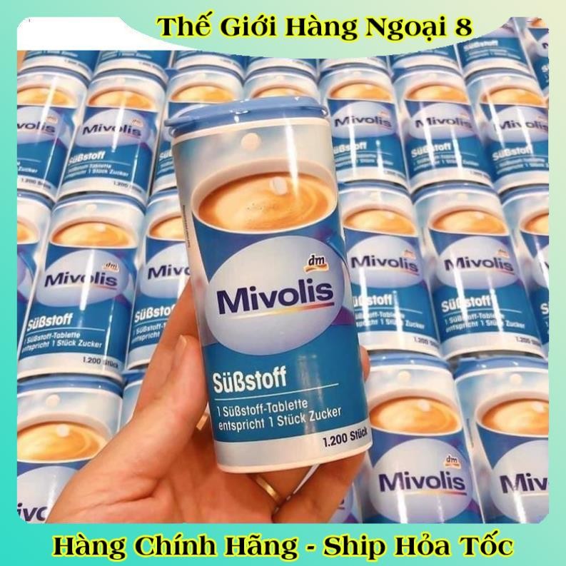 ĐƯỜNG ĂN KIÊNG MIVOLIS Substoff CHO KETO, DAS TIỂU ĐƯỜNG HỘP 1200 VIÊN của Đức -Date Mới Đủ Bill