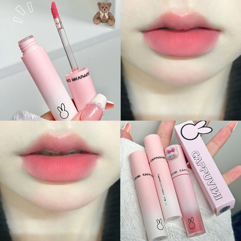 Son môi Velvet Matte Lip Glaze Bảo hiểm toàn diện Màu sắc sắc tố cao