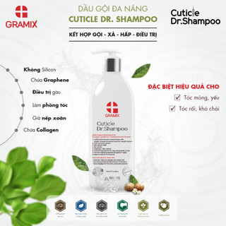 Dầu gội chống rụng, đa chức năng SHUVL Gramix Cuticle Dr. Shampoo 750ml [ TN ]