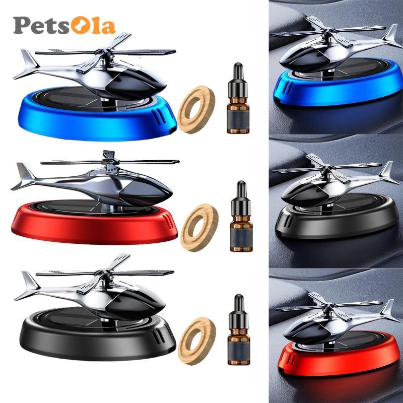 Máy bay trực thăng Chế độ không khí ô tô Năng lượng mặt trời Autorotation Trang trí nhà Tắt tiếng Hợp kim nhôm Trang trí nước hoa