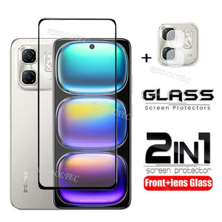 2 trong 1 Infinix Hot 50i Smart 9 Bảo vệ màn hình + Bảo vệ ống kính Full Keo Infinix Hot50i Hot 50 i Smart9 Kính cường lực bảo vệ phim có Camera Bảo vệ Flim