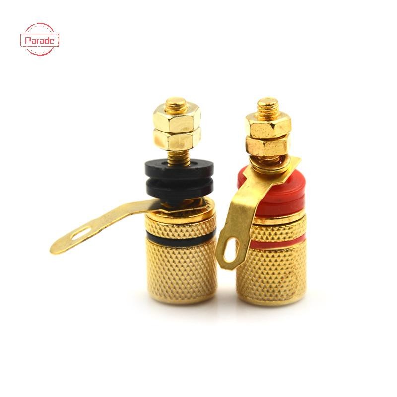 Diễu Hành 4 Cái / lốc 4 Mm Chuối Cắm Ràng Buộc Bài Loa Ổ Cắm Điện Thiết Bị Đầu Cuối VN