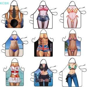 Tạp dề nhà bếp ngộ nghĩnh dành cho nữ gợi cảm nấu ăn Pinafore Dụng cụ làm sạch nhà cửa [BK]