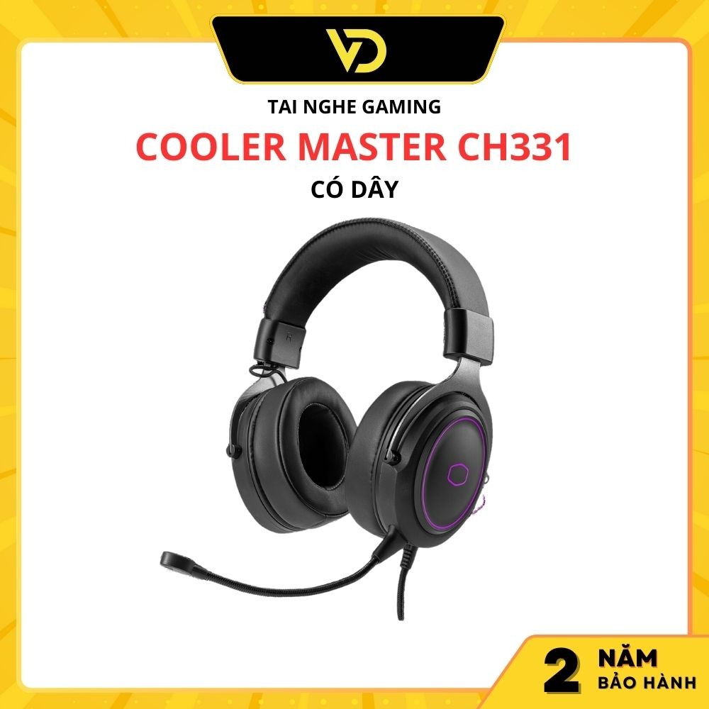 TAI NGHE GAMING COOLER MASTER CH331 CÓ DÂY (CH-331) - NEW CHÍNH HÃNG ...