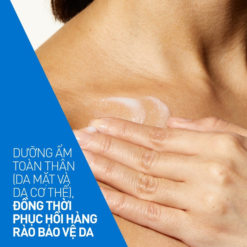 Kem Dưỡng Ẩm Cerave Moisturizing Cream Dành Cho Da Khô - Bảo vệ da, khôi phục màng ẩm cho da
