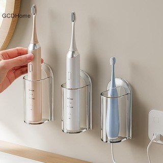Gcdhome Giá đỡ bàn chải đánh răng điện Giá đỡ bàn chải đánh răng treo tường Tiết kiệm không gian Phòng tắm sắp xếp phụ kiện Hộp lưu trữ HOT