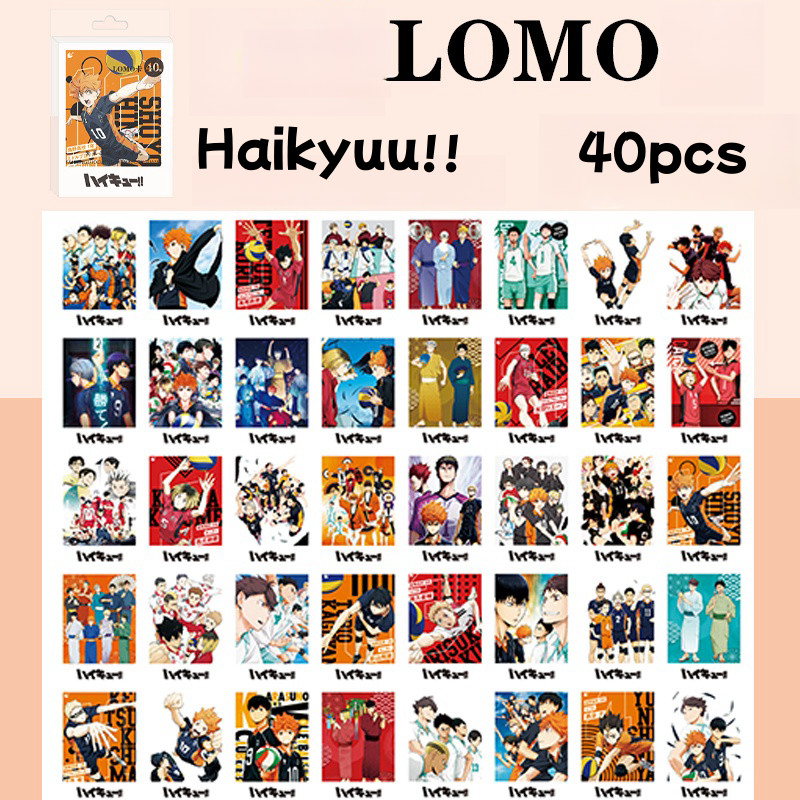 40 Chiếc SPY GIA ĐÌNH Jujutsu Kaisen Lomo Thẻ Blue Lock Identity V Photocards tro tàn của vương quốc Demon Slayer Haikyuu Daomu Biji Huyền thoại đen Ngộ Không Bưu thiếp YM