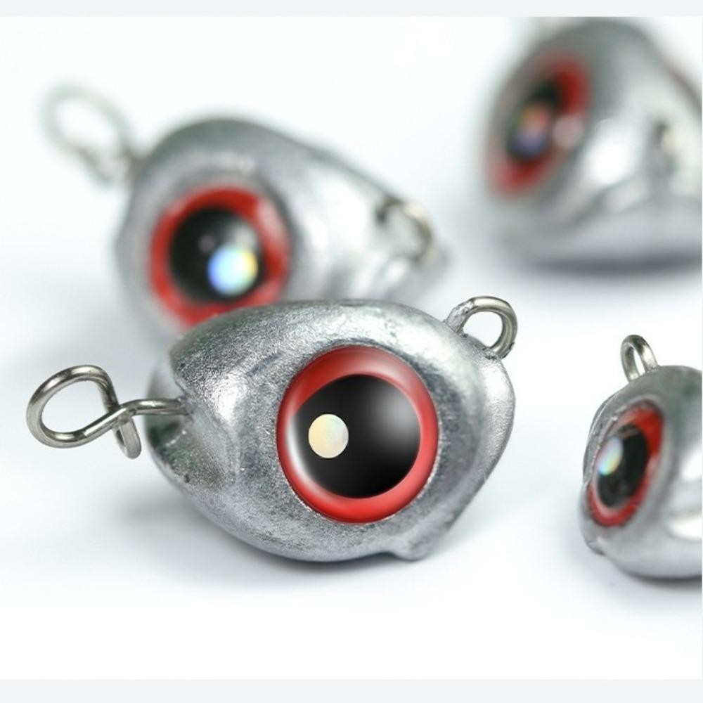Đầu Jig Swimbait Mắt Lớn Phát Sáng, Cứng Mềm - Phù Hợp Cho Cá Nước Ngọt