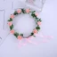 Floral Crown Headband Flower Garland Hair Accessory for Bridal Women and Girls