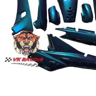 (Đọc kĩ tùy chọn) Dàn áo wave nhỏ - wave alpha xanh nhớt - tặng tem