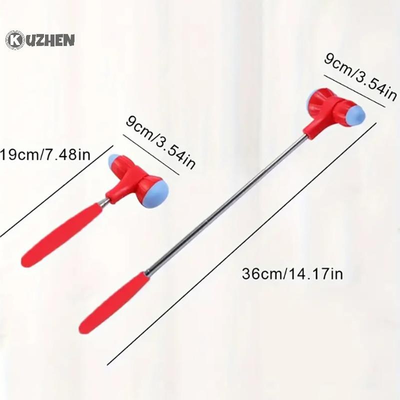Kuzhen 1 Cái Búa Mát Xa Hai Đầu Mô Sâu Toàn Thân, Có Thể Thu Vào, Dụng Cụ Dính Kinh Tuyến