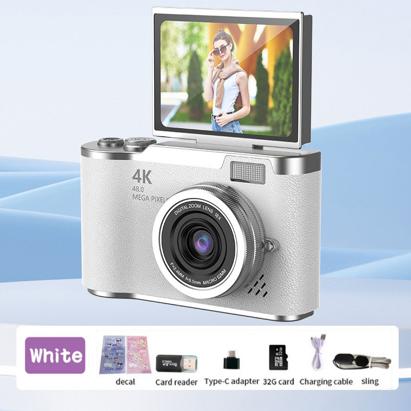 Máy ảnh kỹ thuật số màn hình lật YMX 007 Camera kỹ thuật số CCD