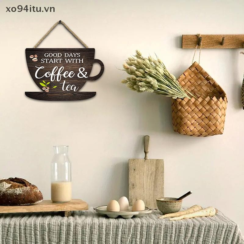 Xoitu Trà Cà Phê Bằng Gỗ Dấu Hiệu Mộc Mạc Mỹ Dấu Hiệu Cafe Cà Phê Thanh Trang Trí Cho Nhà Bếp Diner Nhà Lễ Hội Tường Gỗ Trang Trí VN